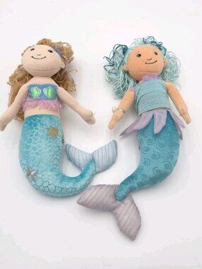Groovy Girls Mermaid Dolls Lot of 2 Plush Manhattan Toy Special Edition